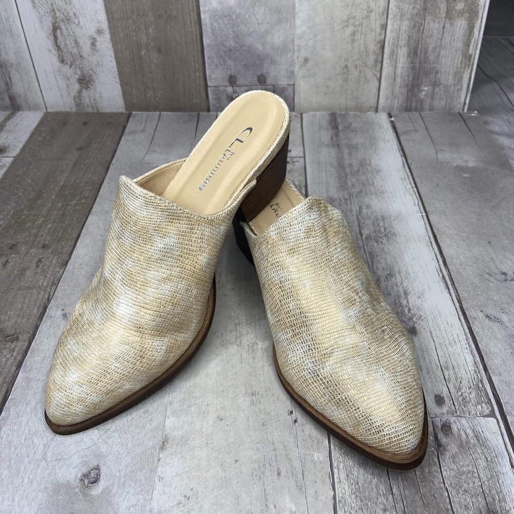 CL by Laundry Catherin Lizard Print Mules Size 8 - Picture 5 of 9